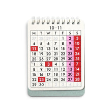画像をギャラリービューアに読み込む, 2027 DESK CALENDAR ブルー