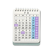 画像をギャラリービューアに読み込む, 2027 DESK CALENDAR ブルー
