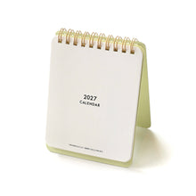 画像をギャラリービューアに読み込む, 2027 DESK CALENDAR グリーン