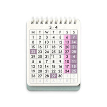 画像をギャラリービューアに読み込む, 2027 DESK CALENDAR ブルー