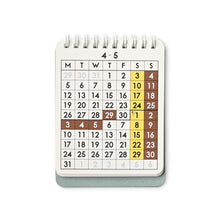 画像をギャラリービューアに読み込む, 2027 DESK CALENDAR ブルー