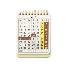 画像をギャラリービューアに読み込む, 2027 DESK CALENDAR グリーン