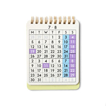 画像をギャラリービューアに読み込む, 2027 DESK CALENDAR グリーン