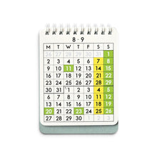 画像をギャラリービューアに読み込む, 2027 DESK CALENDAR ブルー