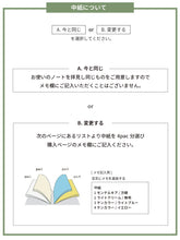 画像をギャラリービューアに読み込む, B5ノート中紙交換